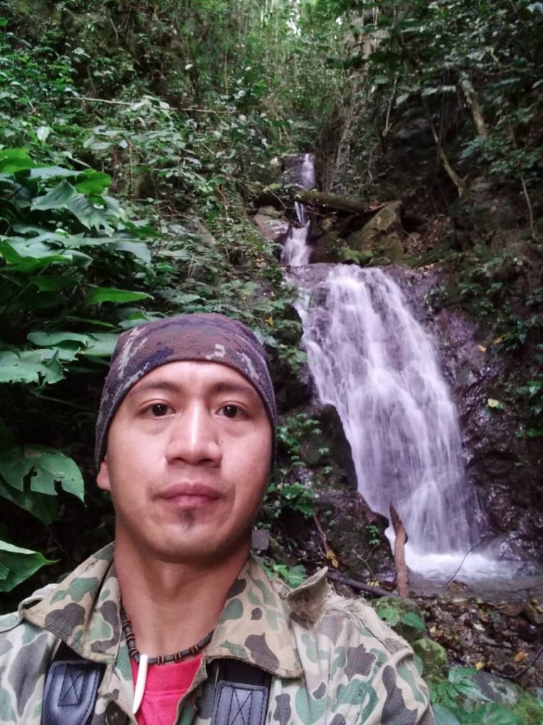 waterfall at Gumbayong Trail